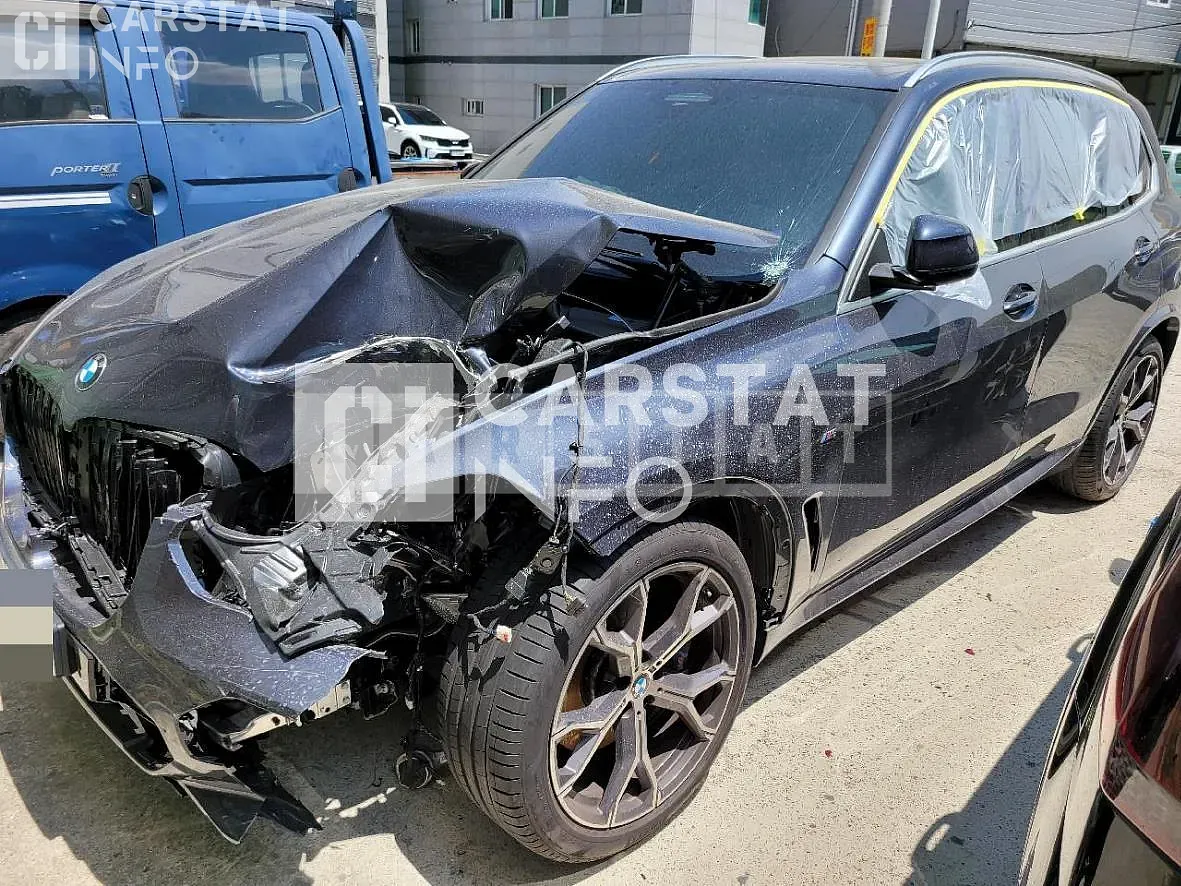 Photo 2 of 25: 2021 BMW X5 xDrive 30d, VIN WBAJU8103N9J47936 — Korean insurance auction