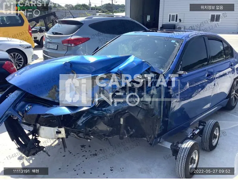 Photo 2 of 6: 2016 BMW 320i, VIN WBA8A9108HK822982 — Korean insurance auction