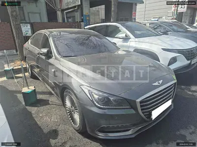 Photo 1 of 31: 2018 Hyundai Genesis G80, VIN KMHGM412DJU286280 — Korean insurance auction
