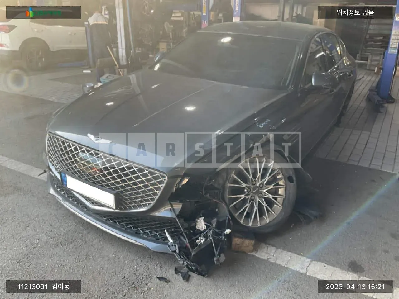 Photo 2 of 36: 2021 Genesis G80, VIN KMTGB41CBMU069036 — Korean insurance auction