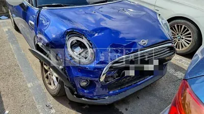 Photo 1 of 18: 2021 MINI Cooper Five-Door, VIN WMWXV710XM2N38915 — Korean insurance auction