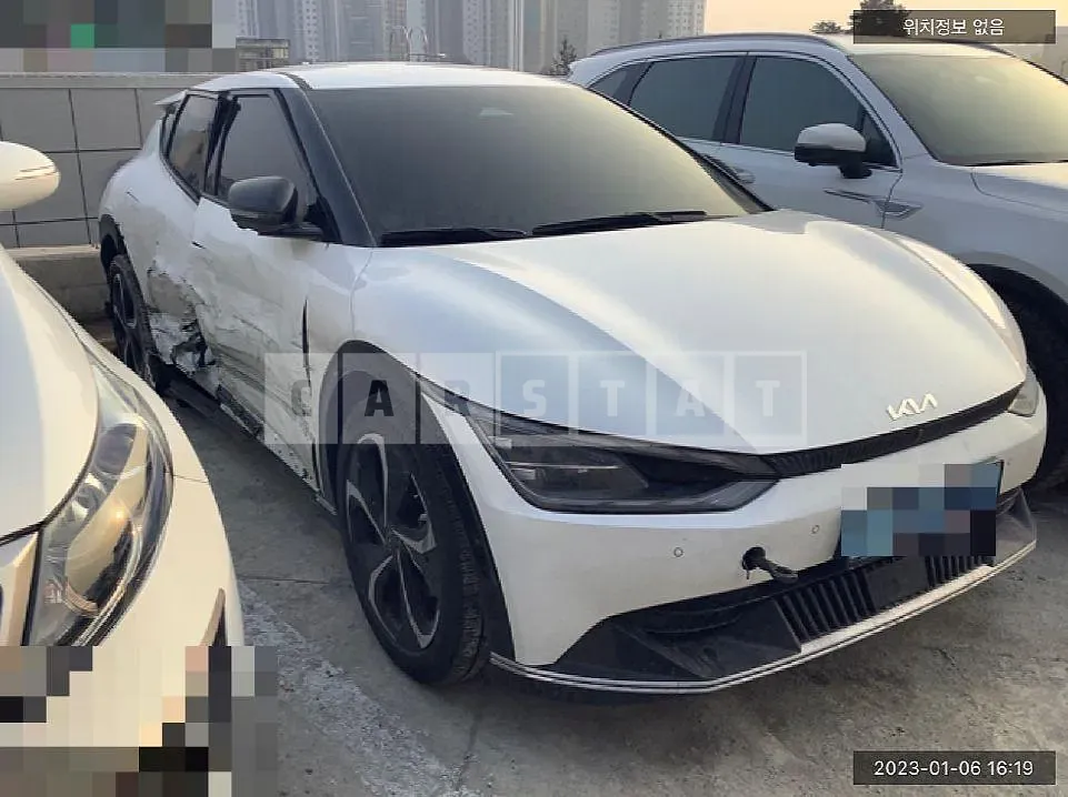 Photo 2 of 7: 2022 Kia EV6 Long Range (4WD), VIN KNAC381CPNA081476 — Korean insurance auction
