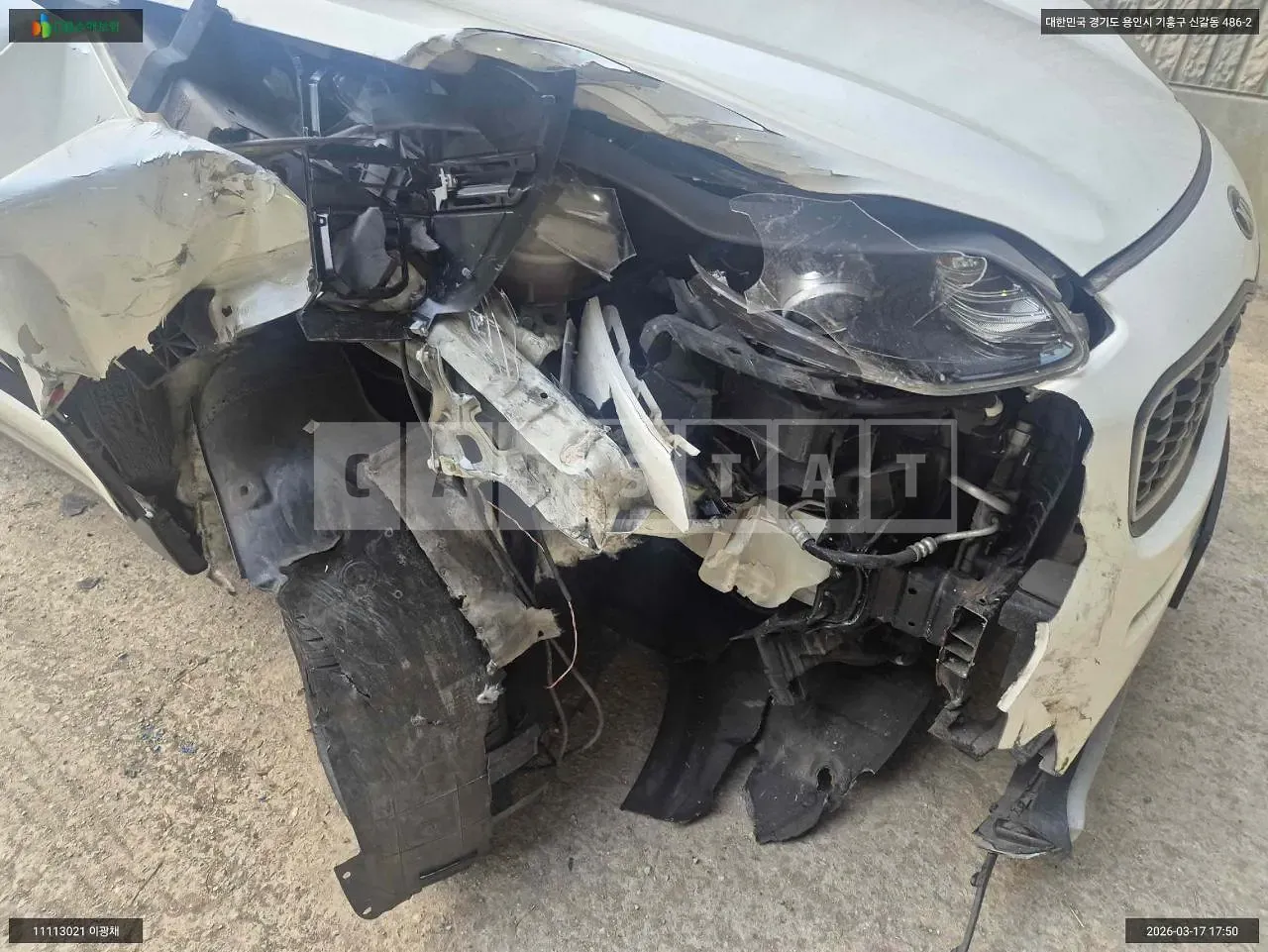 Photo 2 of 9: 2018 Kia Sportage, VIN KNAPN815GJK489093 — Korean insurance auction