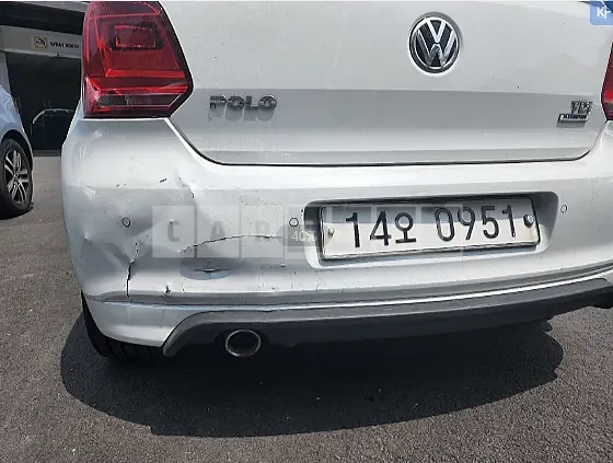 Photo 2 of 7: 2016 Volkswagen Polo 5 FL 1.4 TDI BMT, VIN WVWZZZ6RZGY105883 — Korean insurance auction