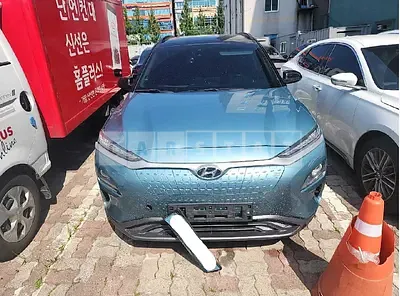 Photo 1 of 16: 2019 Hyundai Kona Electric, VIN KMHK381GFKU035309 — Korean insurance auction