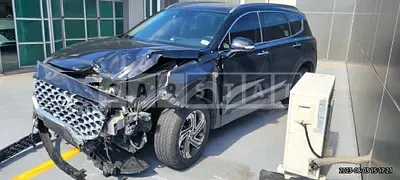Photo 1 of 22: 2021 Hyundai Santa Fe, VIN KMHS381HHMU323376 — Korean insurance auction