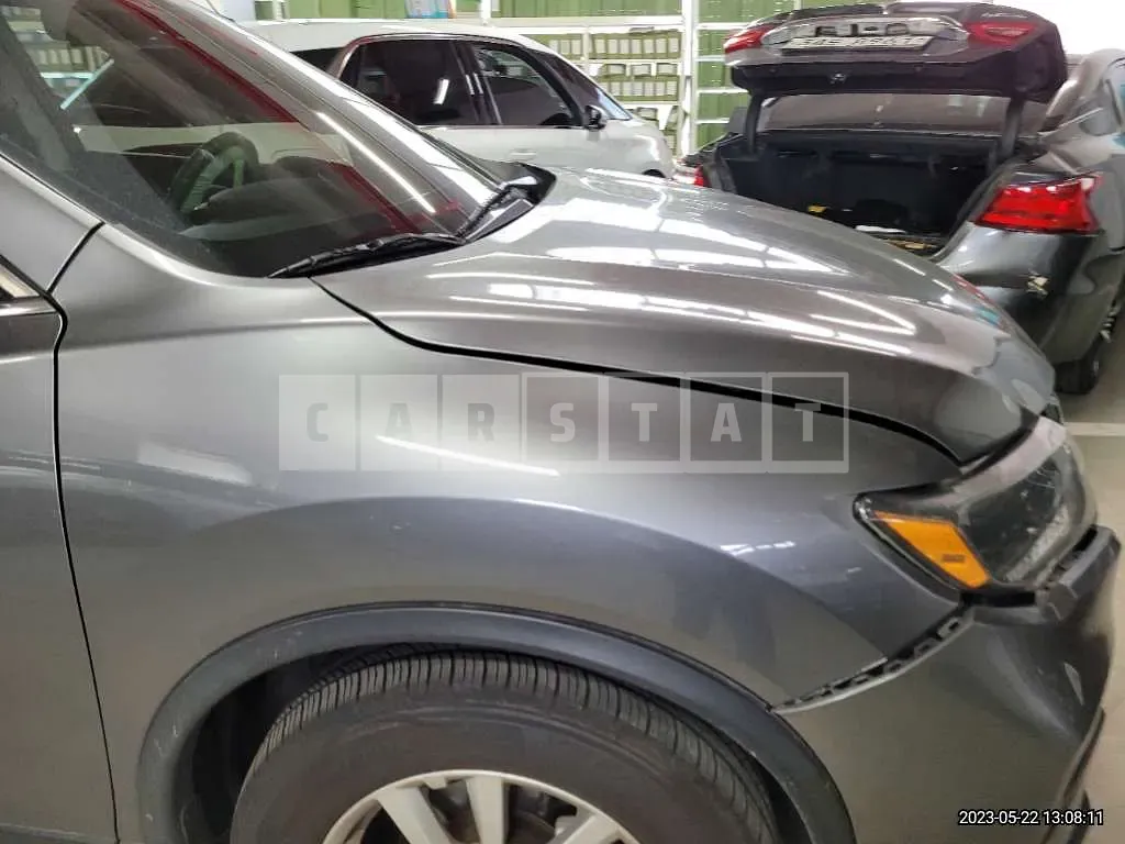 Photo 2 of 20: 2018 Renault-Samsung Nissan Rogue, VIN KNMAT2MT3JP594443 — Korean insurance auction
