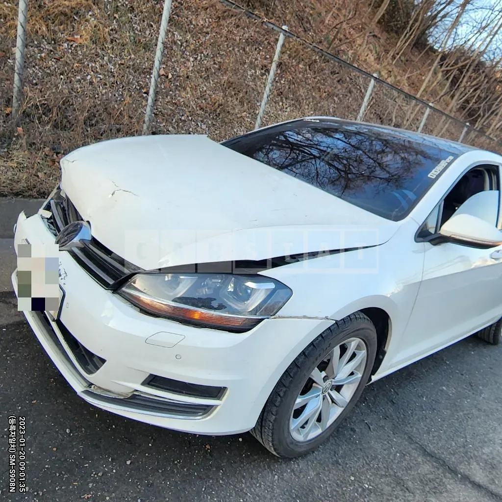 Photo 2 of 10: 2015 Volkswagen Golf 2.0 TDI BMT, VIN WVWZZZAUZFW241479 — Korean insurance auction