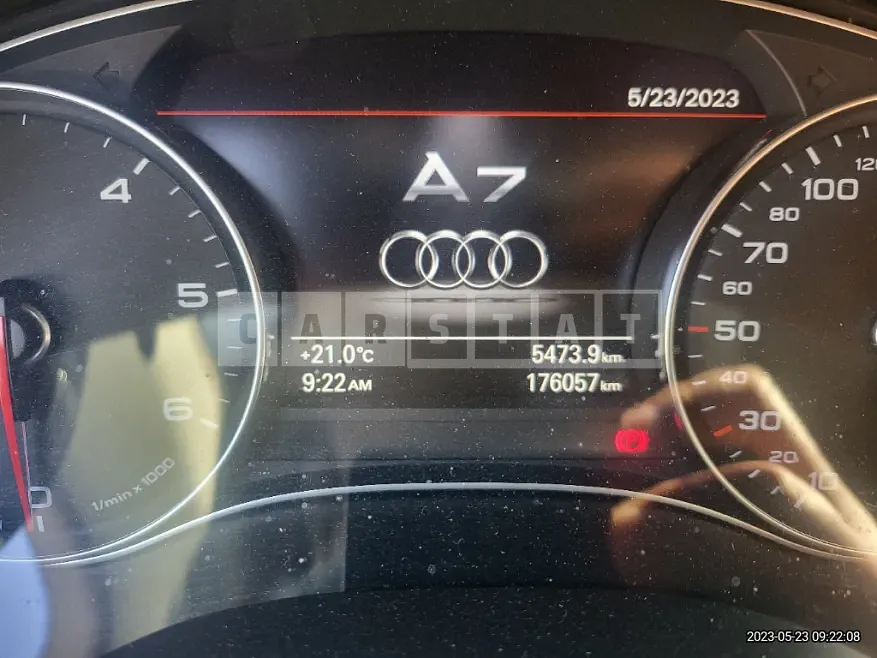 Photo 2 of 21: 2014 Audi A7 45 TDI quattro, VIN WAUZZZ4G5FN017328 — Korean insurance auction