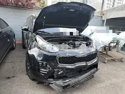 Photo 1 of 13: 2015 Kia Sportage, VIN KNAP6815GGK022987 — Korean insurance auction