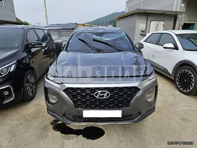 Photo 1 of 50: 2019 Hyundai Santa Fe, VIN KMHS281BBKU132044 — Korean insurance auction