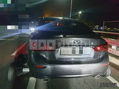 Photo 1 of 5: 2016 Infiniti Q50 2.2d, VIN JNKDV71E6GM551587 — Korean insurance auction