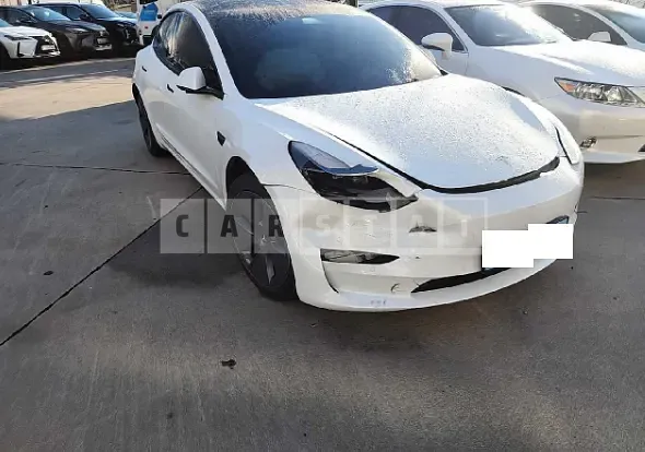 Photo 2 of 21: 2022 Tesla Model 3 Long Range, VIN 5YJ3E1EB5NF149494 — Korean insurance auction