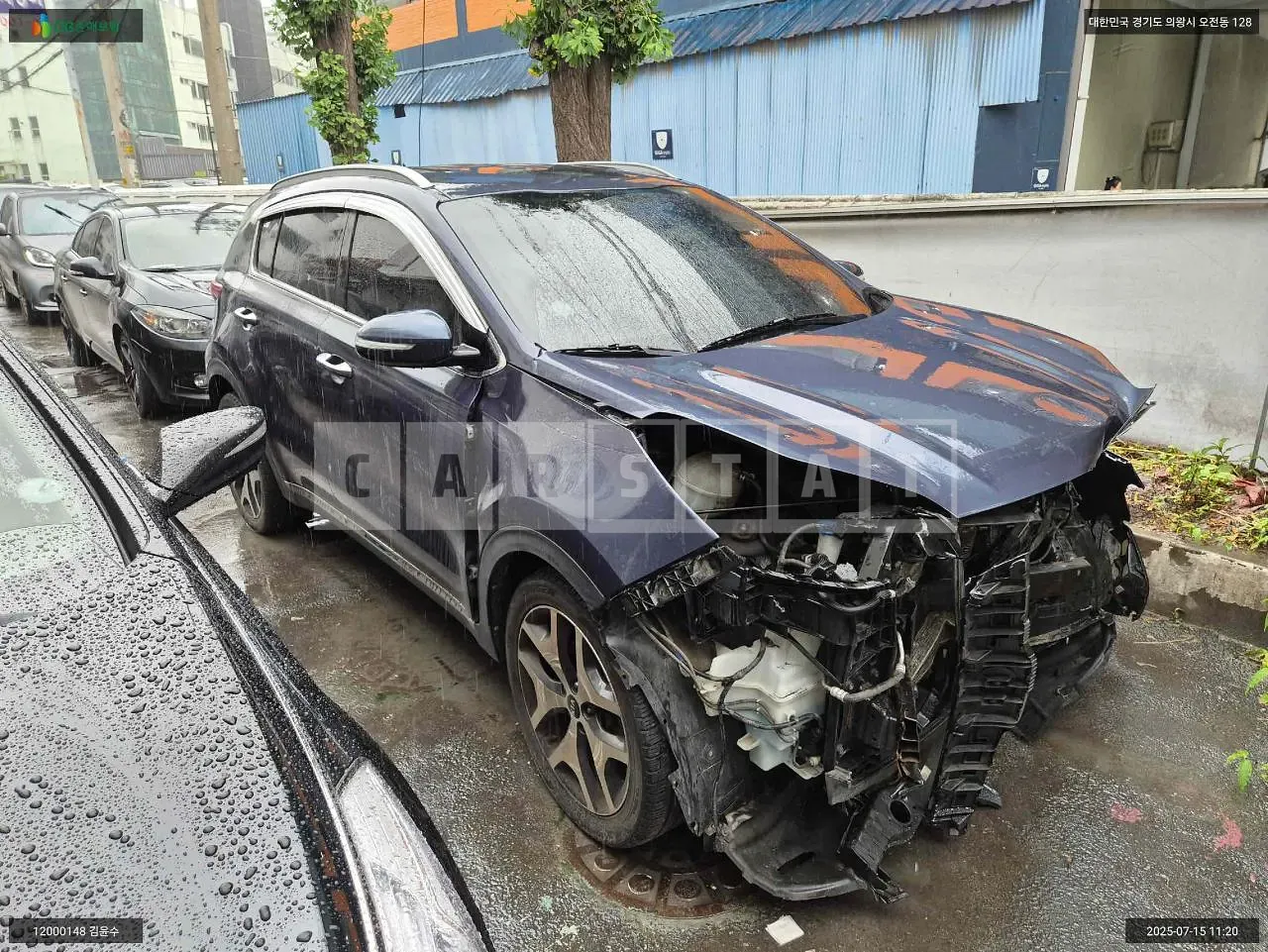 Photo 2 of 15: 2018 Kia Sportage, VIN KNAPM813BJK484742 — Korean insurance auction