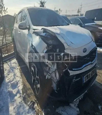 Photo 1 of 17: 2021 Kia Sportage, VIN KNAPL812GMK892649 — Korean insurance auction