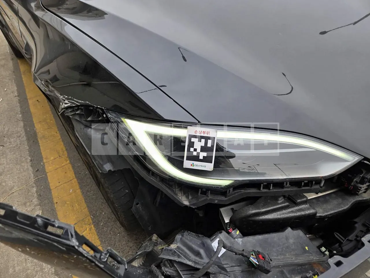 Photo 2 of 12: 2023 Tesla Model S Plaid, VIN 5YJSA1E6XPF510666 — Korean insurance auction