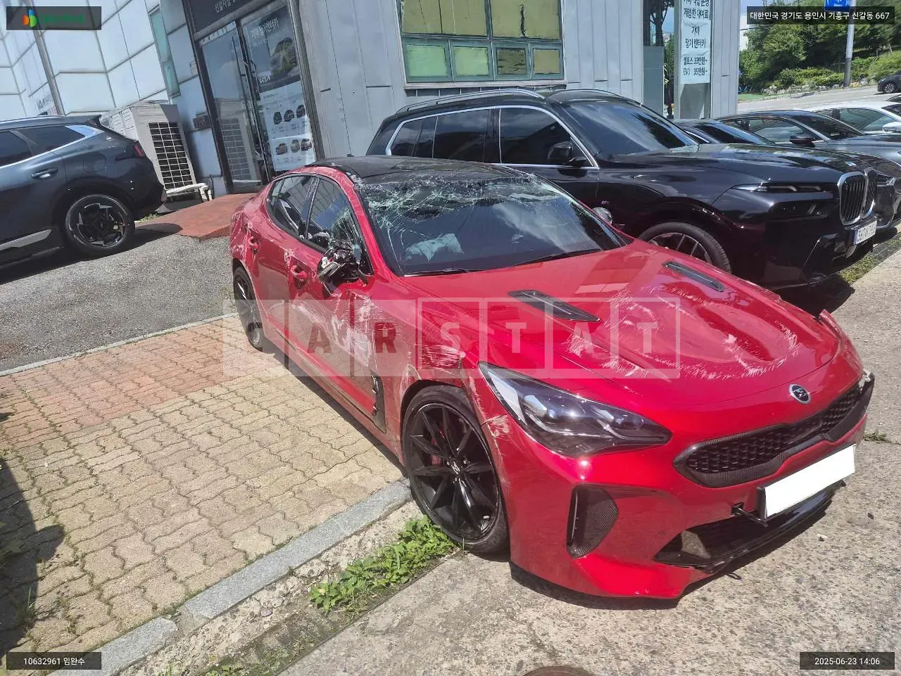 Photo 2 of 10: 2020 Kia Stinger, VIN KNAE551CDMS094414 — Korean insurance auction