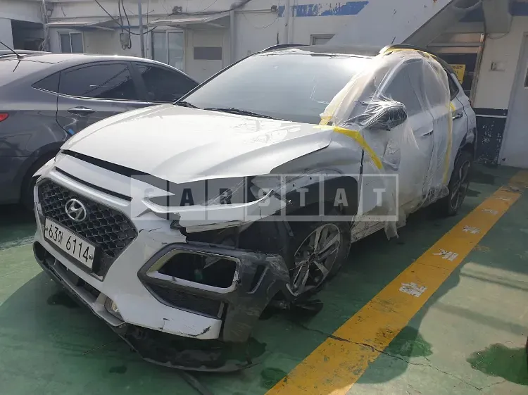 Photo 3 of 3: 2018 Hyundai Kona, VIN KMHK5816GJU133880 — Korean insurance auction