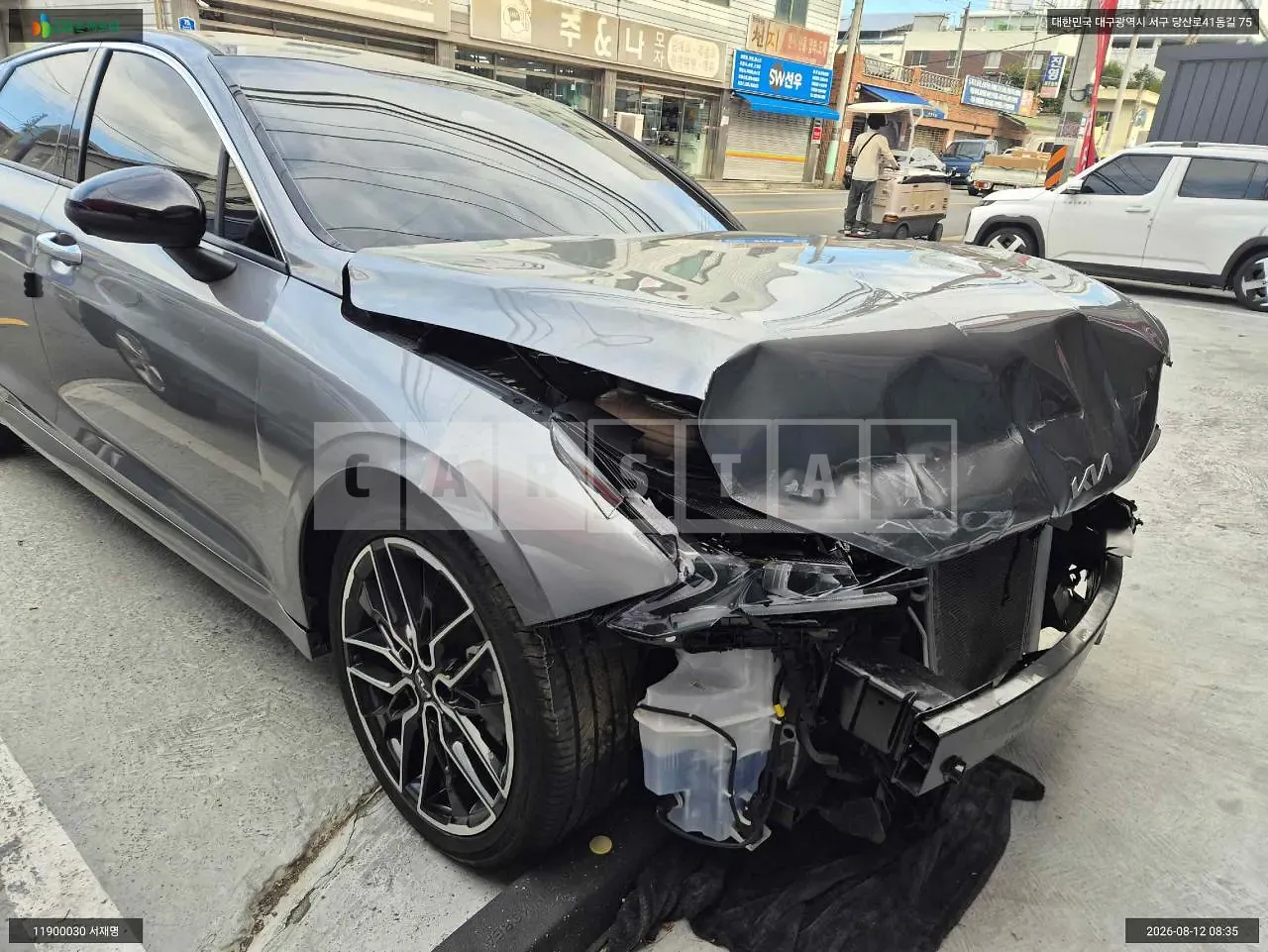 Photo 2 of 21: 2021 Kia K5, VIN KNAG6412BNA169535 — Korean insurance auction
