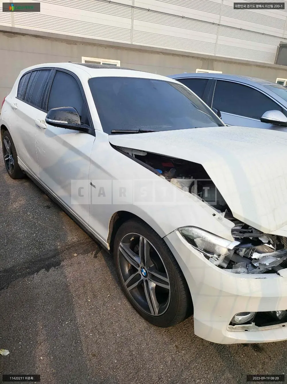 Photo 2 of 8: 2018 BMW 118d, VIN WBA1S5102J5L15961 — Korean insurance auction