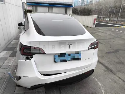 Photo 1 of 20: 2024 Tesla Model Y Long Range, VIN LRWYGCEK5RC699872 — Korean insurance auction
