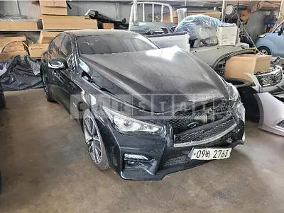 Photo 1 of 15: 2017 Infiniti Q50S Hybrid, VIN JNKAV71E6HM150125 — Korean insurance auction