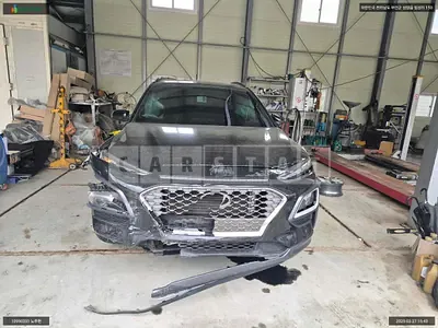 Photo 1 of 24: 2017 Hyundai Kona, VIN KMHK3816GJU020688 — Korean insurance auction