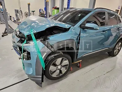 Photo 1 of 18: 2019 Hyundai Kona, VIN KMHK381GFKU016176 — Korean insurance auction