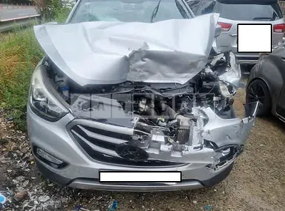 Photo 1 of 16: 2015 Hyundai Tucson, VIN KMHJT81VBFU072328 — Korean insurance auction