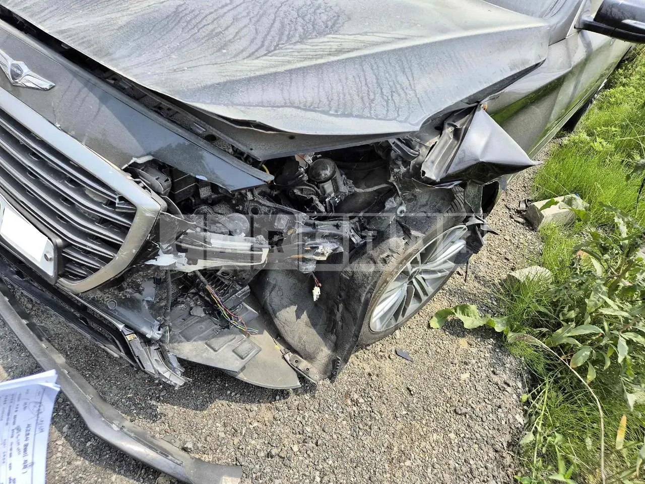 Photo 2 of 21: 2018 Hyundai Genesis /G80, VIN KMHGL41DBJU294644 — Korean insurance auction