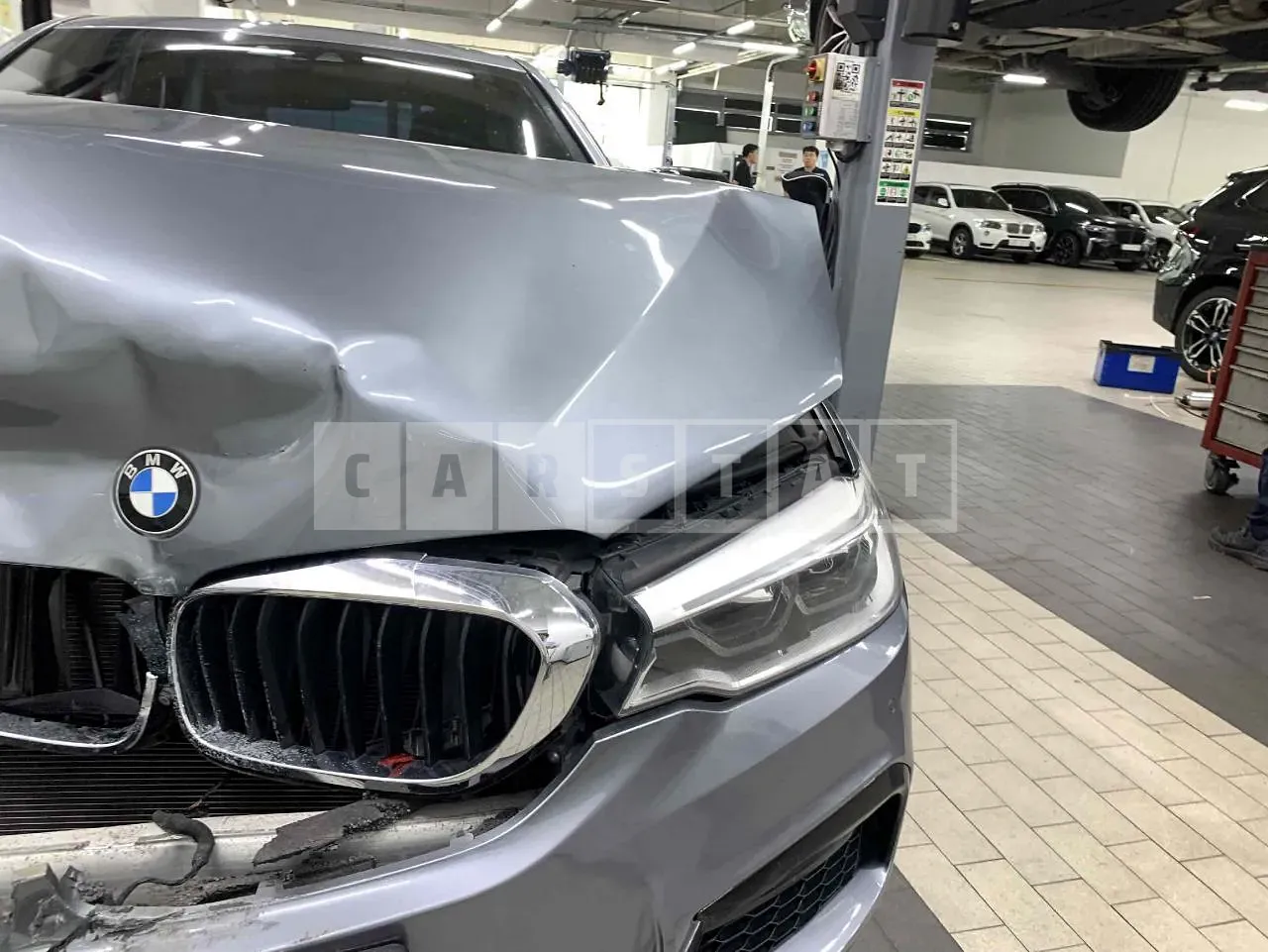 Photo 2 of 15: 2018 BMW 530i M Sport Plus, VIN WBAJD3101JWC99442 — Korean insurance auction