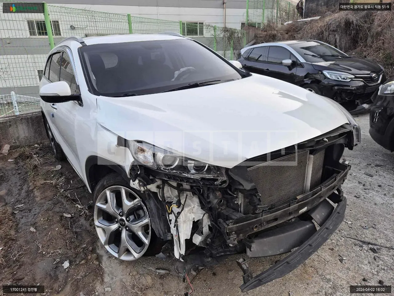 Photo 2 of 15: 2016 Kia Sorento, VIN KNAPH81ABHA304510 — Korean insurance auction