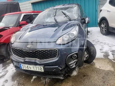 Photo 1 of 8: 2018 Kia Sportage, VIN KNAPN815GJK340627 — Korean insurance auction