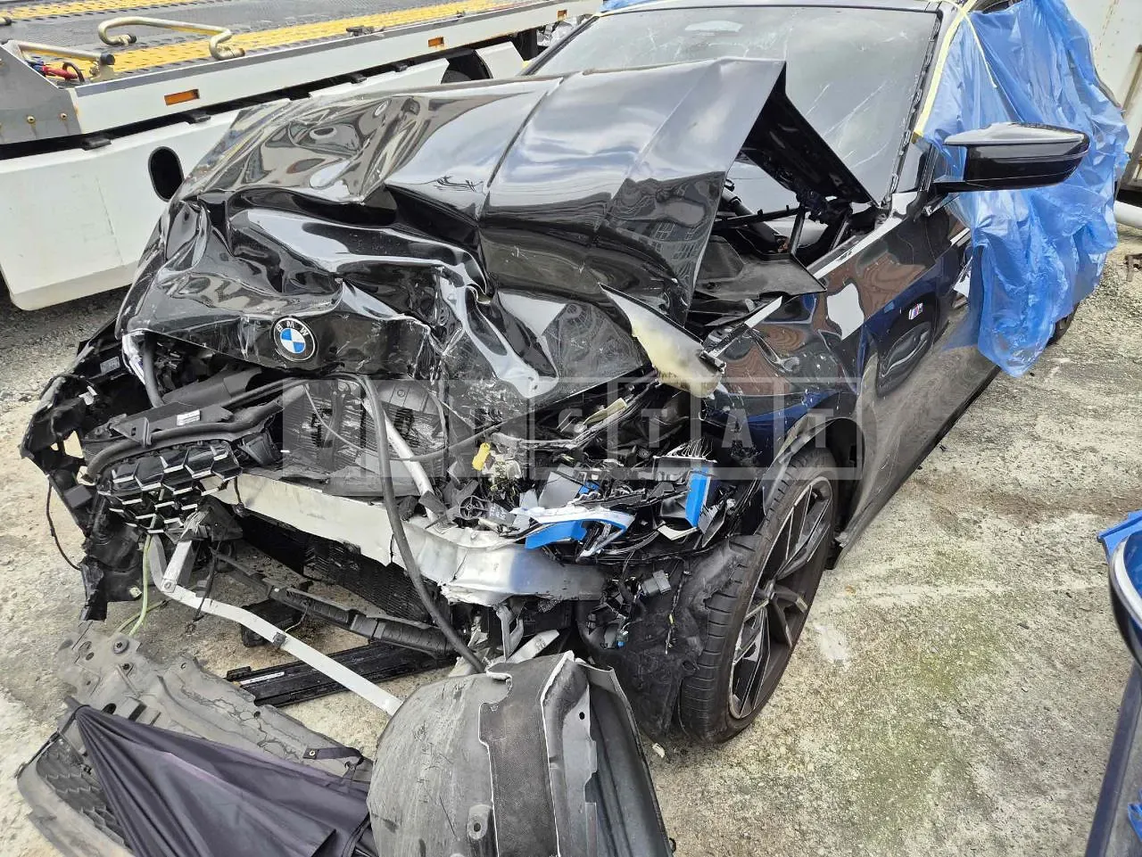 Photo 2 of 22: 2023 BMW M340i, VIN WBA41FS06RFR52409 — Korean insurance auction