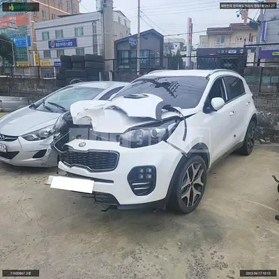 Photo 1 of 9: 2018 Kia Sportage, VIN KNAPM813BJK454481 — Korean insurance auction