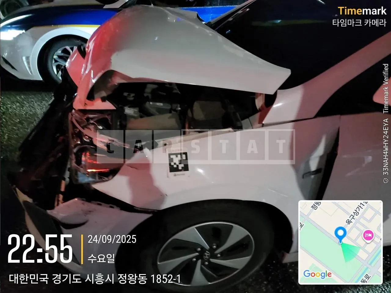 Photo 2 of 9: 2018 Hyundai IONIQ Hybrid, VIN KMHC751CGJU085968 — Korean insurance auction