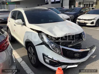 Photo 1 of 5: 2015 Kia Sportage, VIN KNAPE813BGK843455 — Korean insurance auction