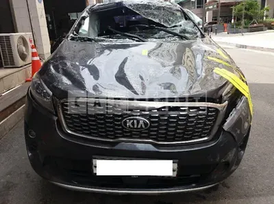 Photo 1 of 17: 2019 Kia Sorento, VIN KNAPF81ABKA487399 — Korean insurance auction