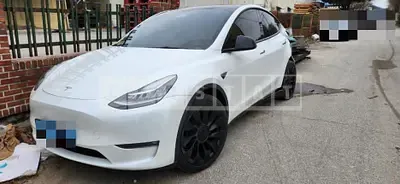 Photo 1 of 20: 2022 Tesla Model Y Long Range, VIN 7SAYGDEE9NF503063 — Korean insurance auction
