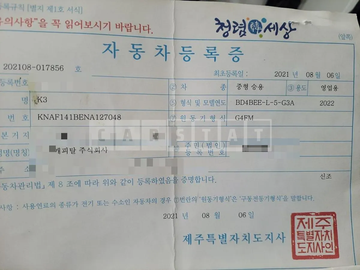 Photo 2 of 26: 2021 Kia Cz — Korean insurance auction