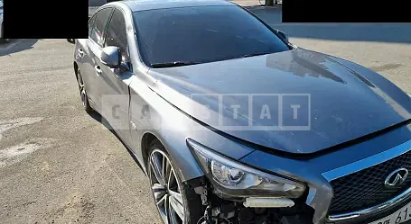 Photo 2 of 26: 2016 Infiniti Q50S Hybrid, VIN JNKAV71E4GM580668 — Korean insurance auction