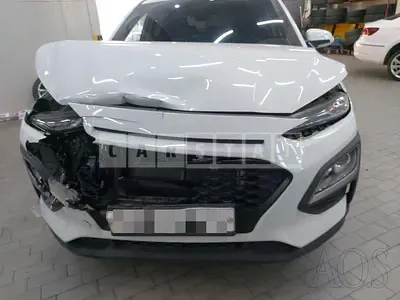 Photo 1 of 17: 2018 Hyundai Kona Gasoline, VIN KMHK4815GKU278532 — Korean insurance auction