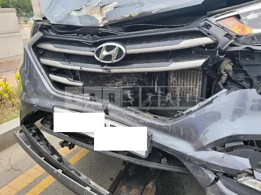 Photo 2 of 11: 2016 Hyundai Tucson, VIN KMHJ3815GGU021514 — Korean insurance auction