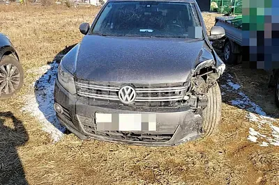 Photo 1 of 9: 2015 Volkswagen Tiguan 2.0 TDI Blue Motion, VIN WVGZZZ5NZFW575402 — Korean insurance auction