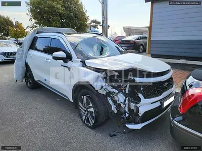 Photo 1 of 10: 2021 Kia Sorento Hybrid, VIN KNARL81GDNA069912 — Korean insurance auction