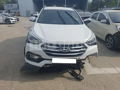 Photo 1 of 17: 2018 Hyundai Santa Fe, VIN KMHSW81UDJU862286 — Korean insurance auction