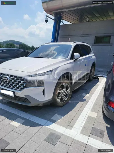 Photo 1 of 7: 2020 Hyundai Santa Fe, VIN KMHS381HGMU323979 — Korean insurance auction