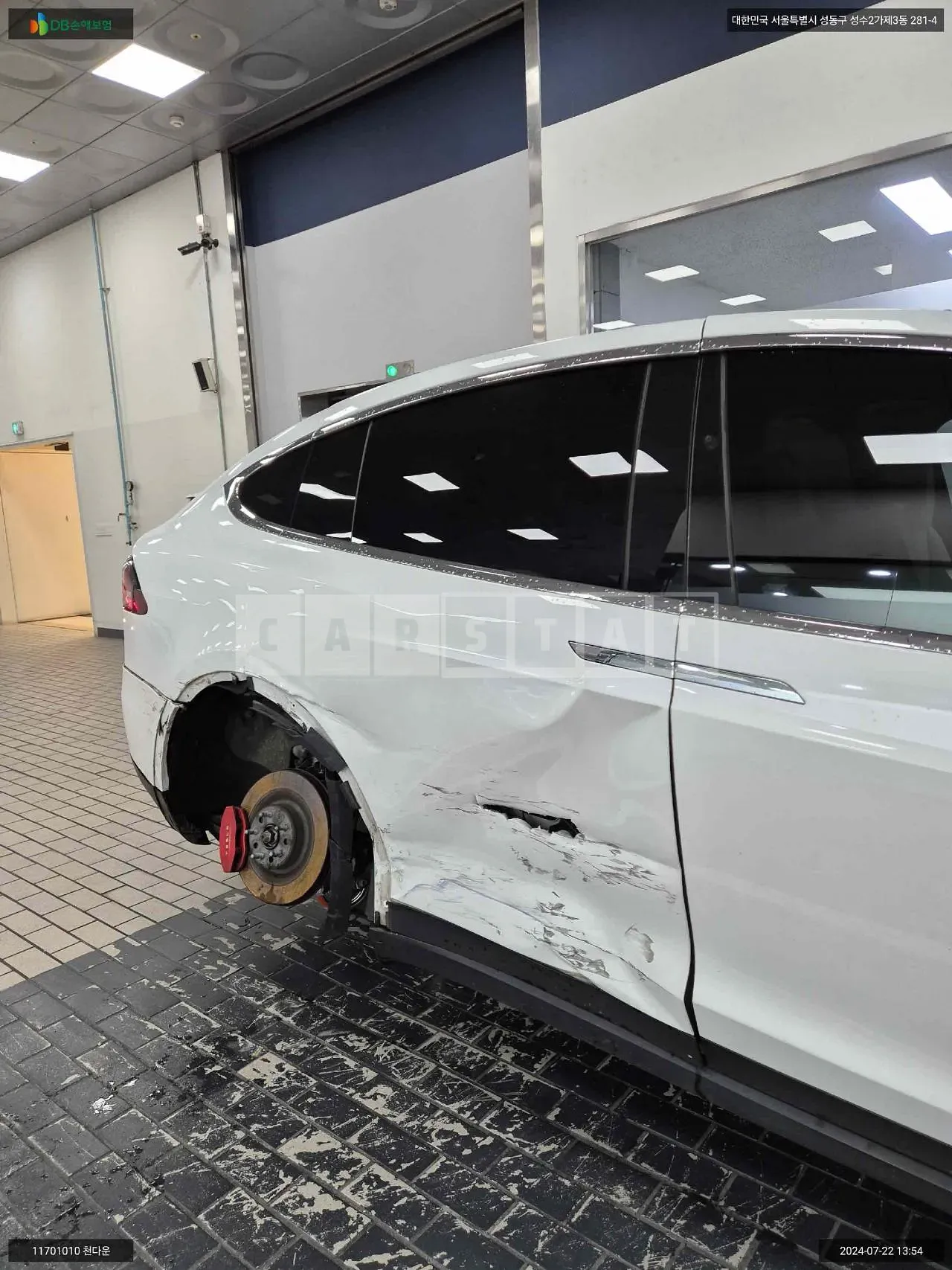 Photo 2 of 9: 2018 Tesla Model X 100d, VIN 5YJXCAE25JF126055 — Korean insurance auction
