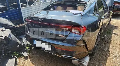 Photo 1 of 24: 2021 Kia K5, VIN KNAG6412BMA142455 — Korean insurance auction