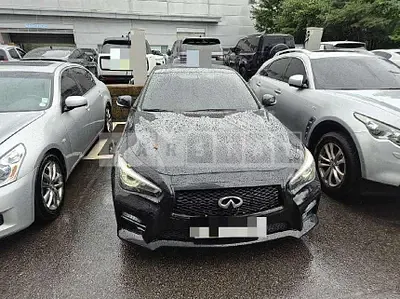Photo 1 of 49: 2015 Infiniti Q50S Hybrid, VIN JNKAV71E5FM640310 — Korean insurance auction